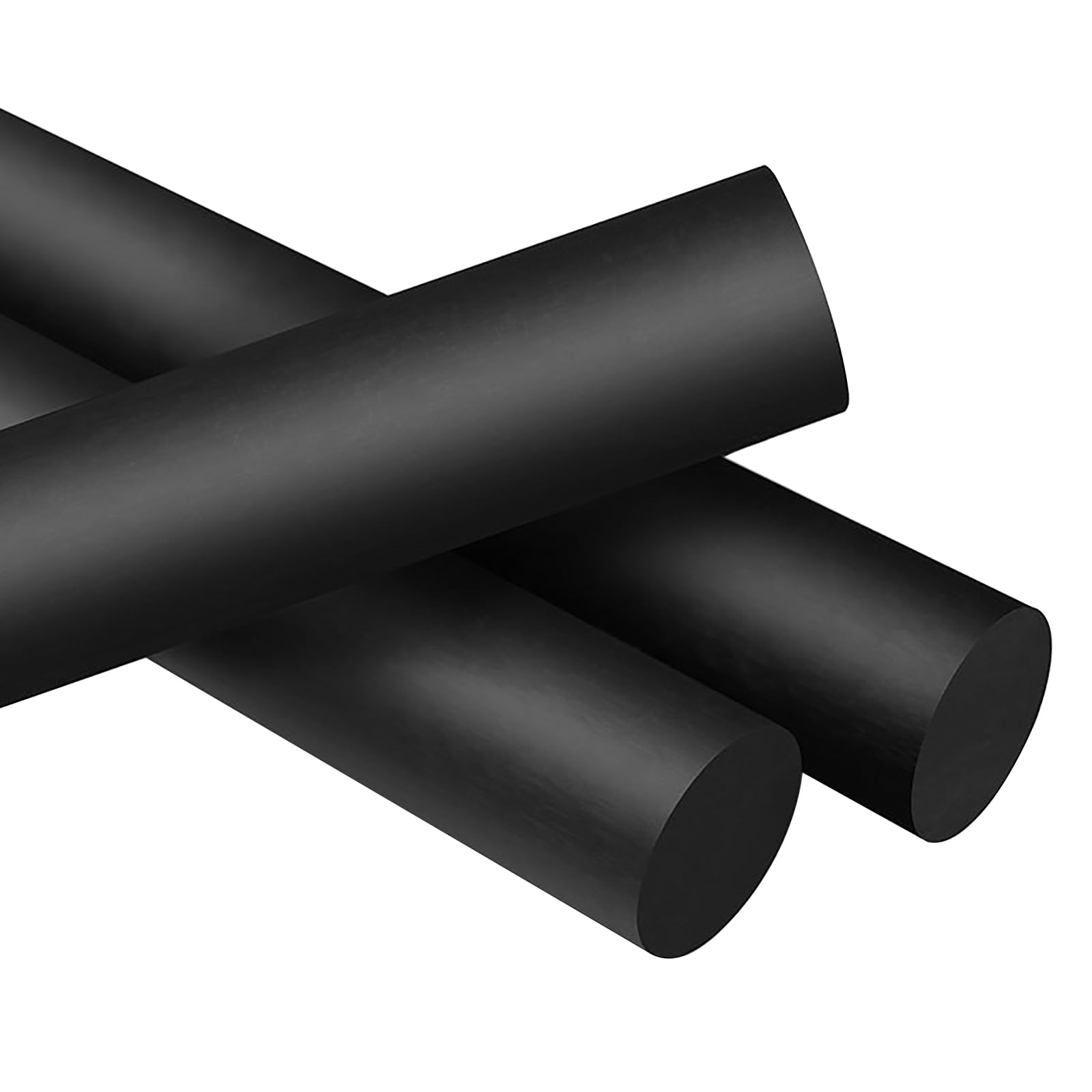 HGCOEYR Nylon Drift Punch Rod, PA6 Nylon Rod Solid Round Bar Black Multiple Diameters 15-35mm Length 500mm(35mm)