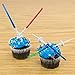 Super Z Outlet Light Sabre Cupcake Decoration Toppers Sticks Picks Set for Children Birthday Party, Fan Shows, Movies, 4
