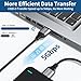 QianLink 6.6ft USB 3.0 A to A Cable - USB Male to Male Compatible with Hard Drive Enclosures, DVD Player, Laptop Cooler (Grey)