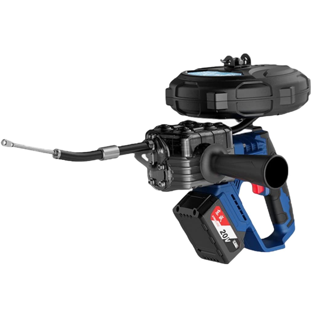 Macchina per infilare i cavi elettrici, macchina per infilare i cavi elettrici da parete completamente automatica da 800 W, velocità di cablaggio di 40 m/min, trazione di 600 Nm, con 2 batterie da 2
