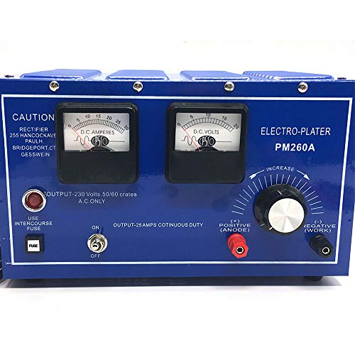 Gold Plating Machine for Jewelry Gold Silver Electroplating Machine Rectifier 30A 110V Plating Machine Kit Jewelry Plater Electro Plating Tools Jewelry Rhodium Machine