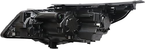 Miniatura 3 de 2016 2017 2018Kia Optima - Faros delanteros delanteros delanteros de carcasa negra, faros delanteros delanteros de pasajero derecho halógeno (faros