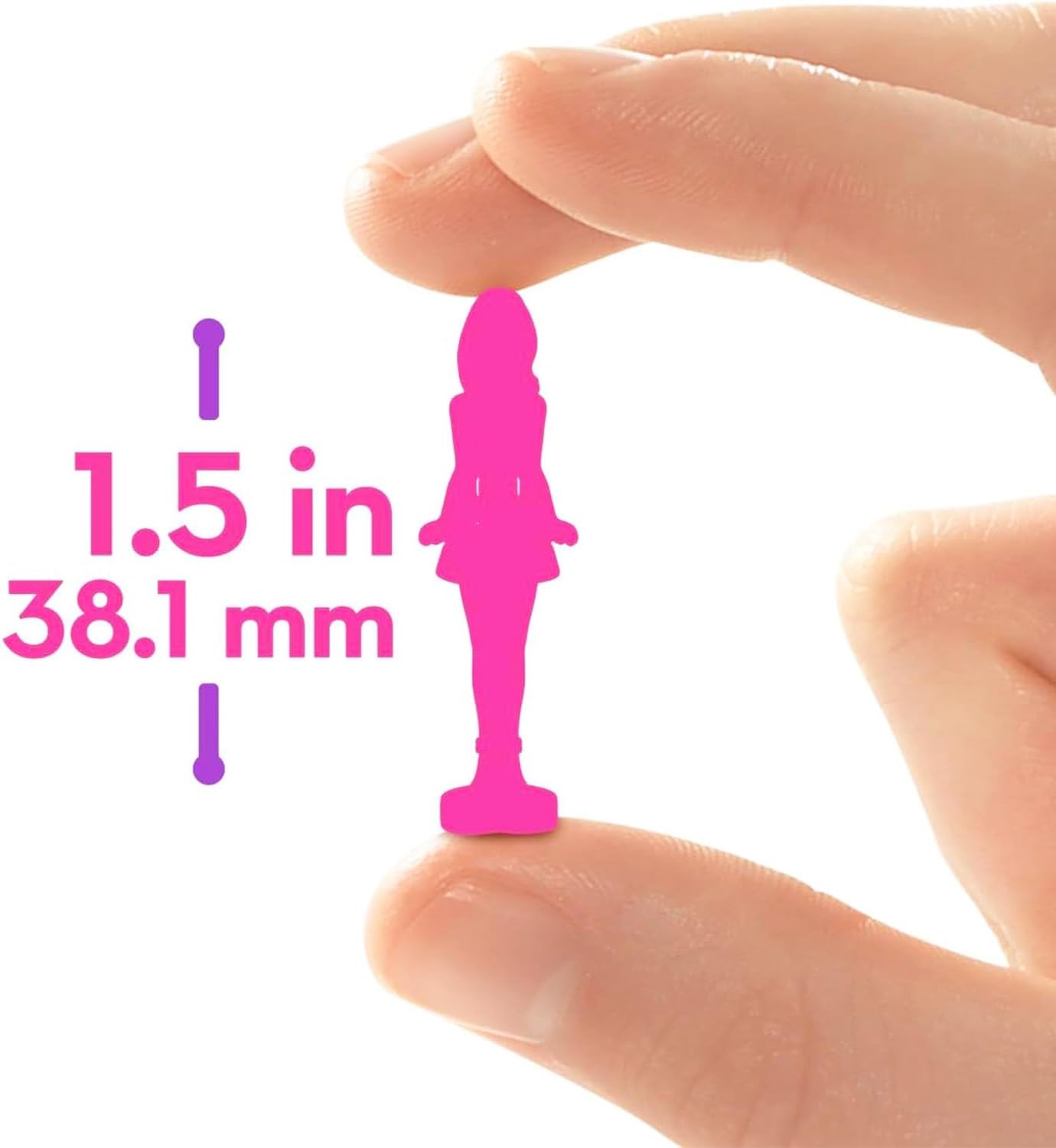 Barbie Mini Figure Set - 3 Blind Lipstick Tube Mystery Dolls & Stickers | Party Favors for Girls