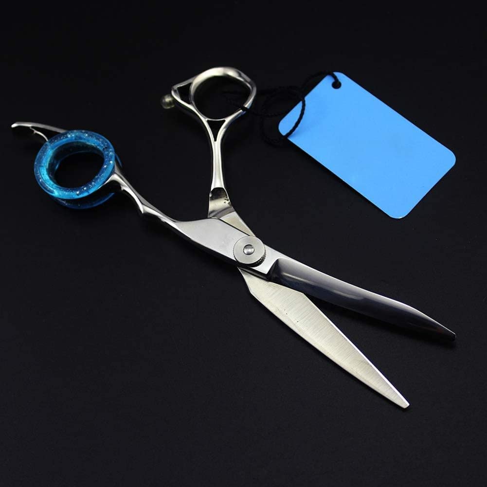 Tijeras de peluquería, Tijeras de peluquería, Tijeras con Forma, Herramienta Profesional de Peluquero y Uso Personal de 6 Pulgadas
