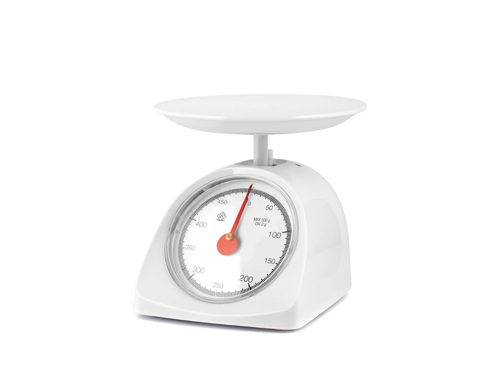 Home Bilancia Cucina Meccanica, Bianca, 0,5Kg