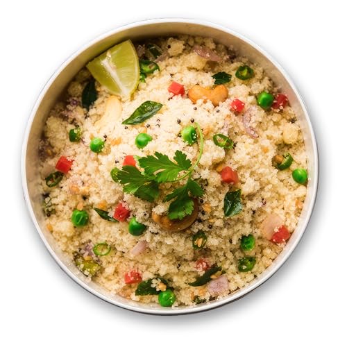 Image of FzyEzy Gourmet Freeze-Dried Upma - Authentic South Indian Breakfast Delight | Instant Ready-to-Eat Savory Semolina Meal | No Preservatives | Gluten-Free | Rich Traditional Flavor & Aroma | Just Add Hot Water | 68g Pack