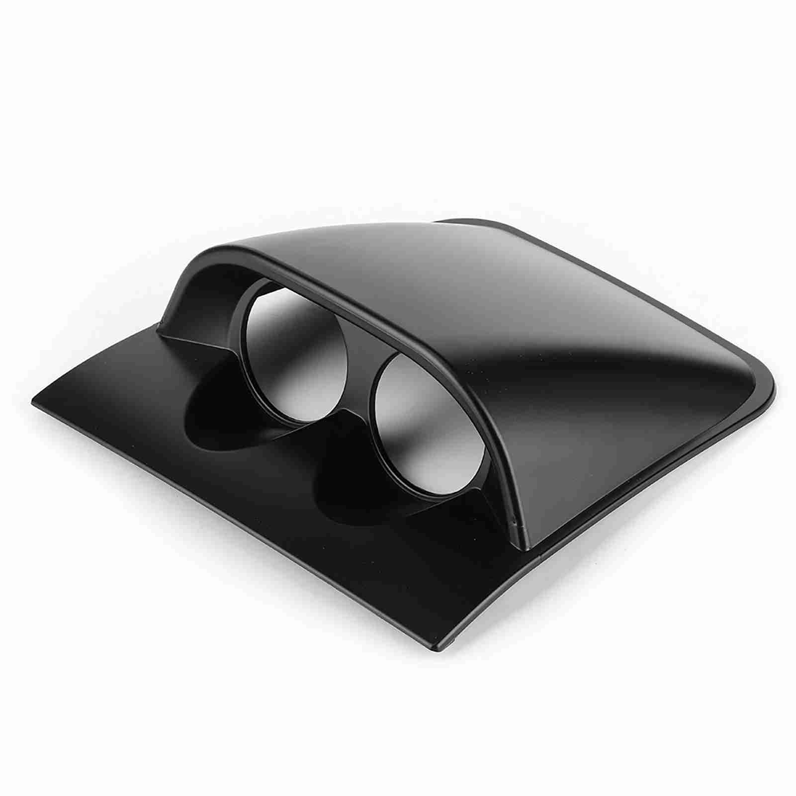 Ejoyous Porta del Supporto per Manometro a Doppio Foro Staffa del Baccello di Scartamento per Auto Universale per Calibri 52 Mm 2 Pollici con Materiale ABS Facile Installazione Accessorio Trattino