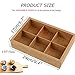 Neenicoliy 12 Packs Cupcake Boxes,Brown Kraft Treats Gift Boxes with Inserts and Display Windows,Cupcake Containers for Baking Pastries Goodies Biscuits(6 Lattices)