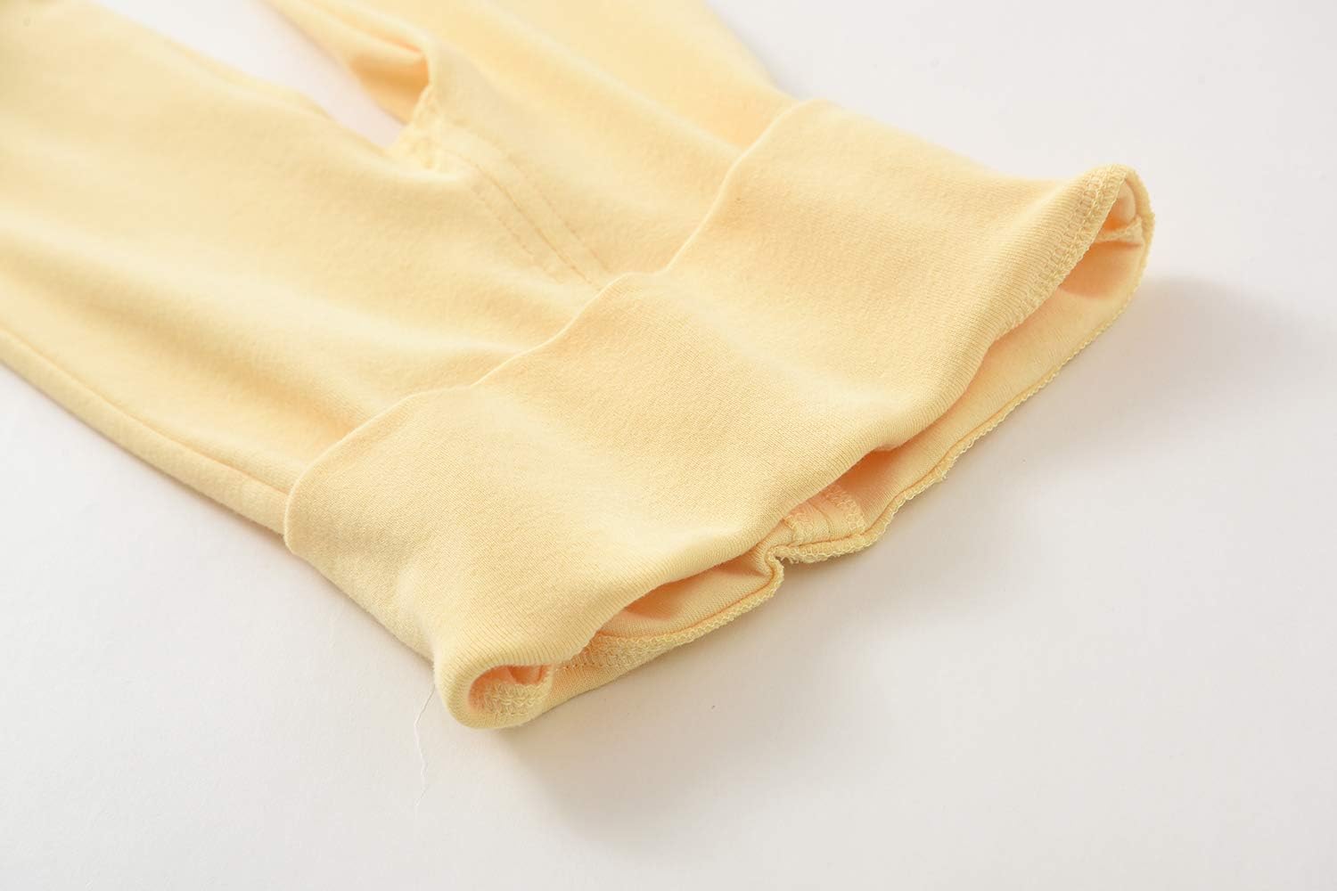 HahaNice Pantalones de bebé con pies ropa recién nacido-12 meses, paquete de 2