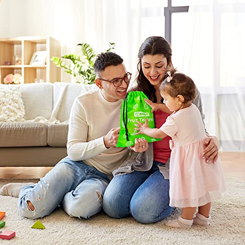 Pouf sensoriel pour apaiser les tout-petits avec 12 jouets de haricots éducatifs - 7