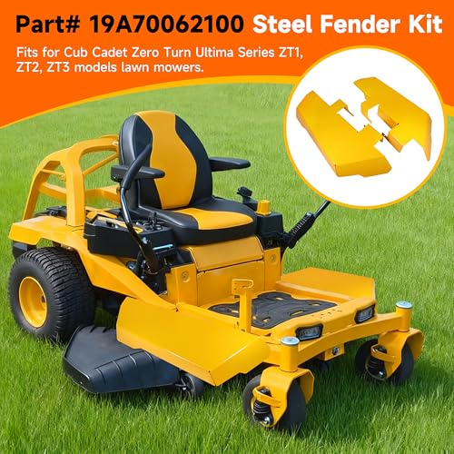 Image of Replacement 19A70062100 Steel Fender Kit for Cub Cadet RZTL Ultima Series ZT1 ZT2 ZT3 Zero-Turn Mowers