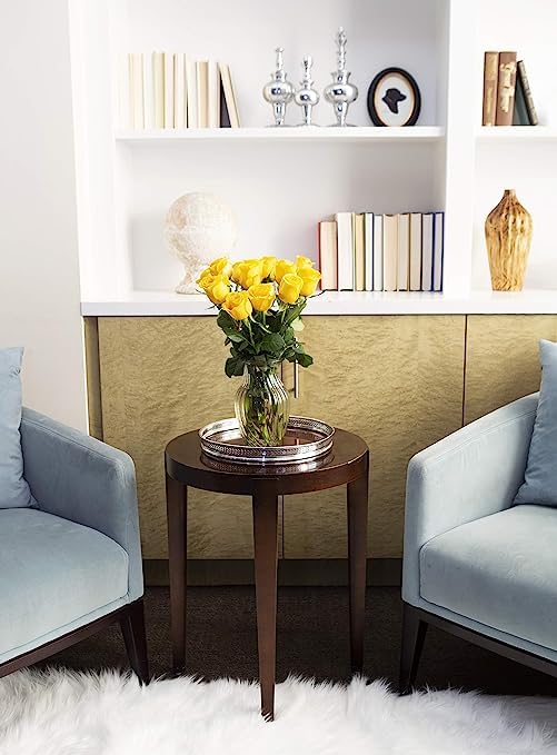 Miniatura 4 de KaBloom Prime Next Day Delivery  Colección de cumpleaños  12 rosas amarillas de alta calidad  Regalo para cumpleaños, condolencias, aniversario,