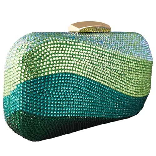 Image of Boutique De FGG Mini Rhinestone Clutch Purses for Women Formal, Luxury Crystal Clutch Evening Handbags, Party Dinner Purse