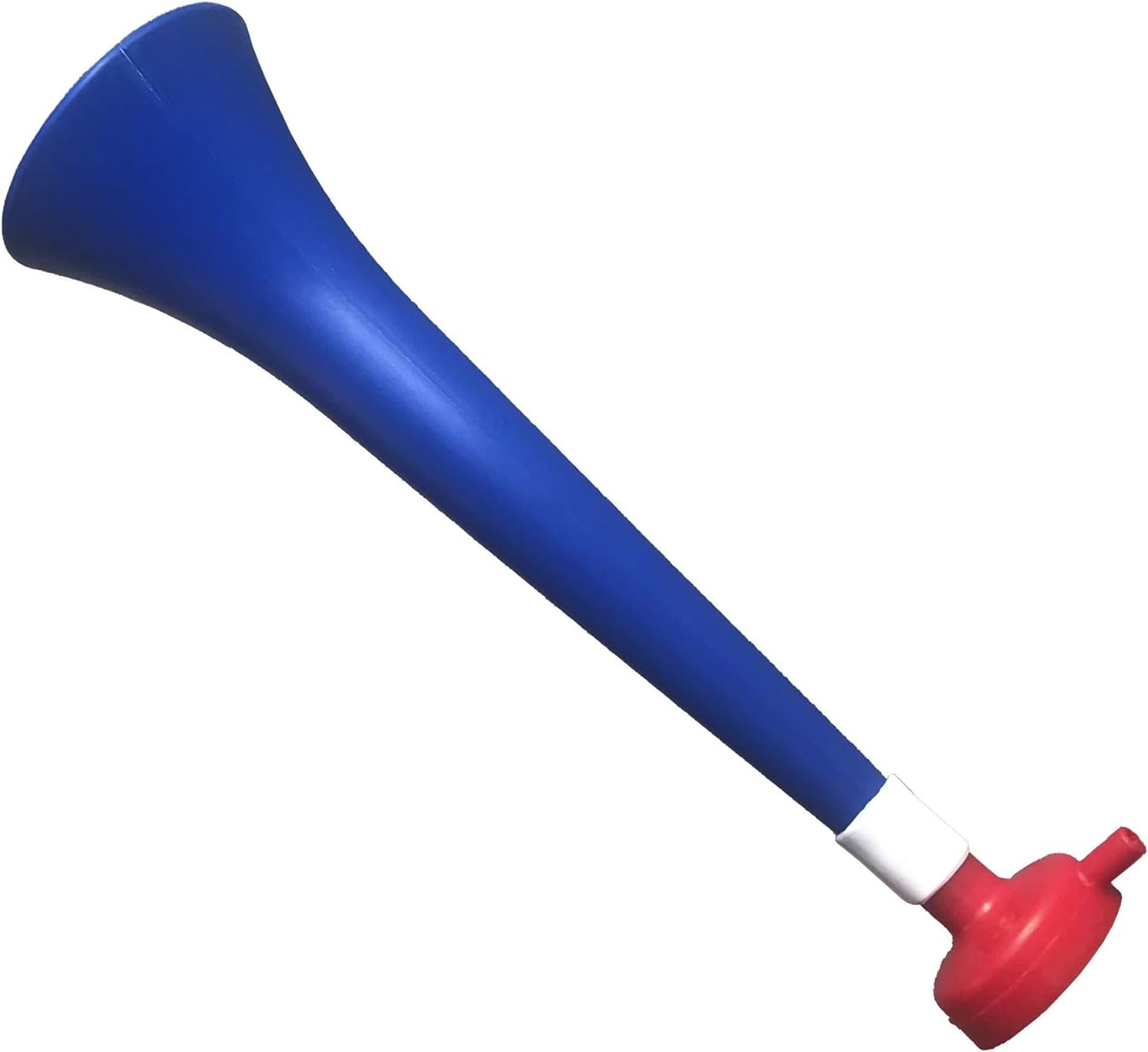 Grande Tromba Vuvuzela France 59 cm Potenza Blu Bianco Rosso. Accessorio per Calcio e Celebrazioni Sportive. Corno ad Air Fort 108 Decibel per l'Animazione.