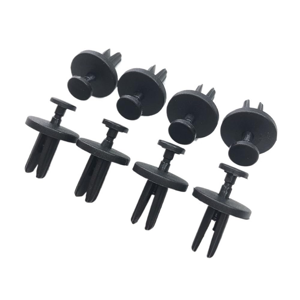 GLBMLMTHZP 20Pcs Auto Clips Fit For Ford Push Type Rivet Retainer Fastener Black Plastic N805231S Clip