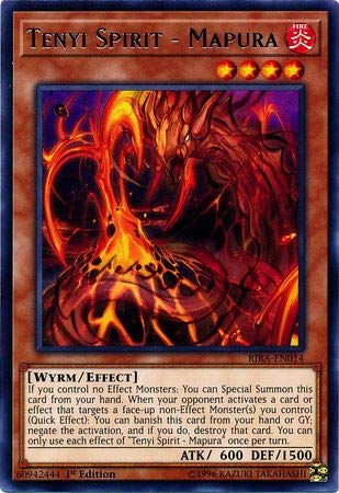 Amazon.com: Yu-Gi-Oh! - Tenyi Spirit - Mapura - RIRA-EN014 - Rare