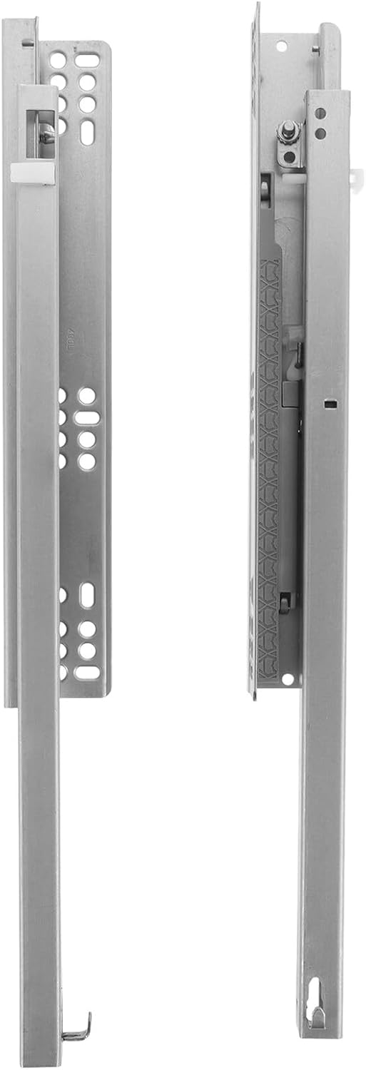 Hydraulic Damping Drawer Slides Silent Smooth Operation Heavy Duty Bearing Capacity Household Replacement Rails