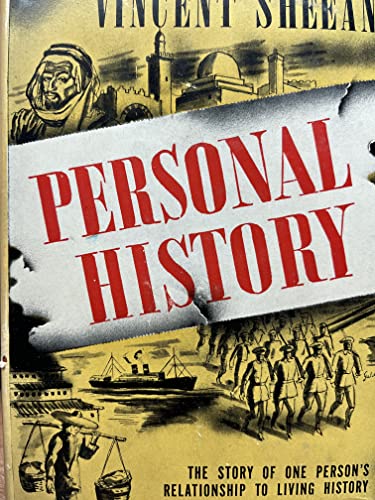 Vincent Sheean PERSONAL HISTORY 1940 The Modern... B08961BR48 Book Cover