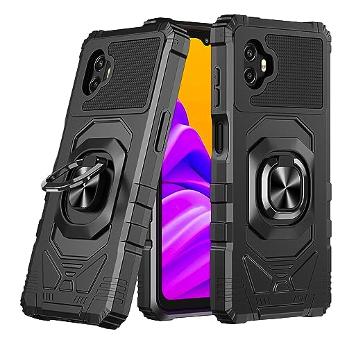 Coque antichoc Galaxy XCover6 Pro avec anneau stand rotatif Eaglecell RS7