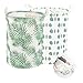2 Pacchi 17.7" Cesto Portabiancheria Pieghevole, Topretty Grande Tessuto Tela Cesto con Coulisse e Manici Cesto Portabiancheria Sporca Impermeabile Rotonda Cesto della Biancheria per Bambini Vestiti