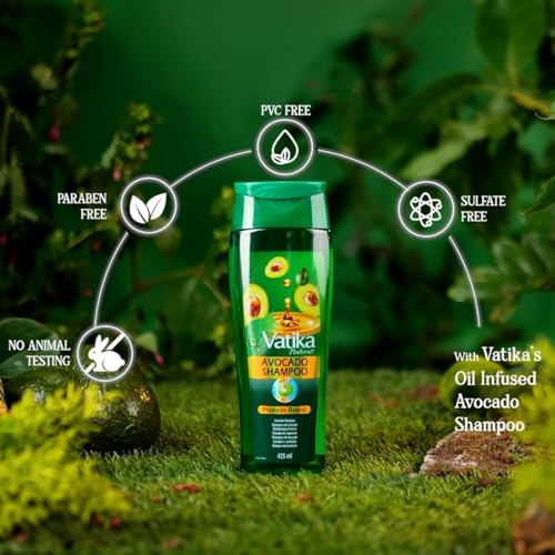 Vatika Naturals Avocado Oil Shampoo - 425ml | Protein Boost with Avocado & Natural Oils | Specially Formulated For Healthy Hair - Image 6