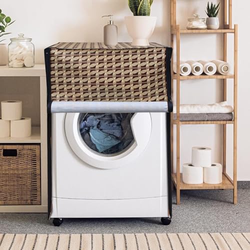 Image of Lithara Waterproof Front Load Washing Machine Cover For 5 Kg, 5.2 Kg, 5.5 Kg (Design 06)
