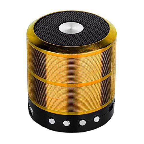 WS 887 7.1 Channel Wireless Bluetooth Speaker (Golden)