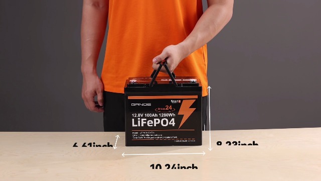 Amazon.com: 12V 100Ah Mini LiFePO4 Lithium Battery with Bluetooth