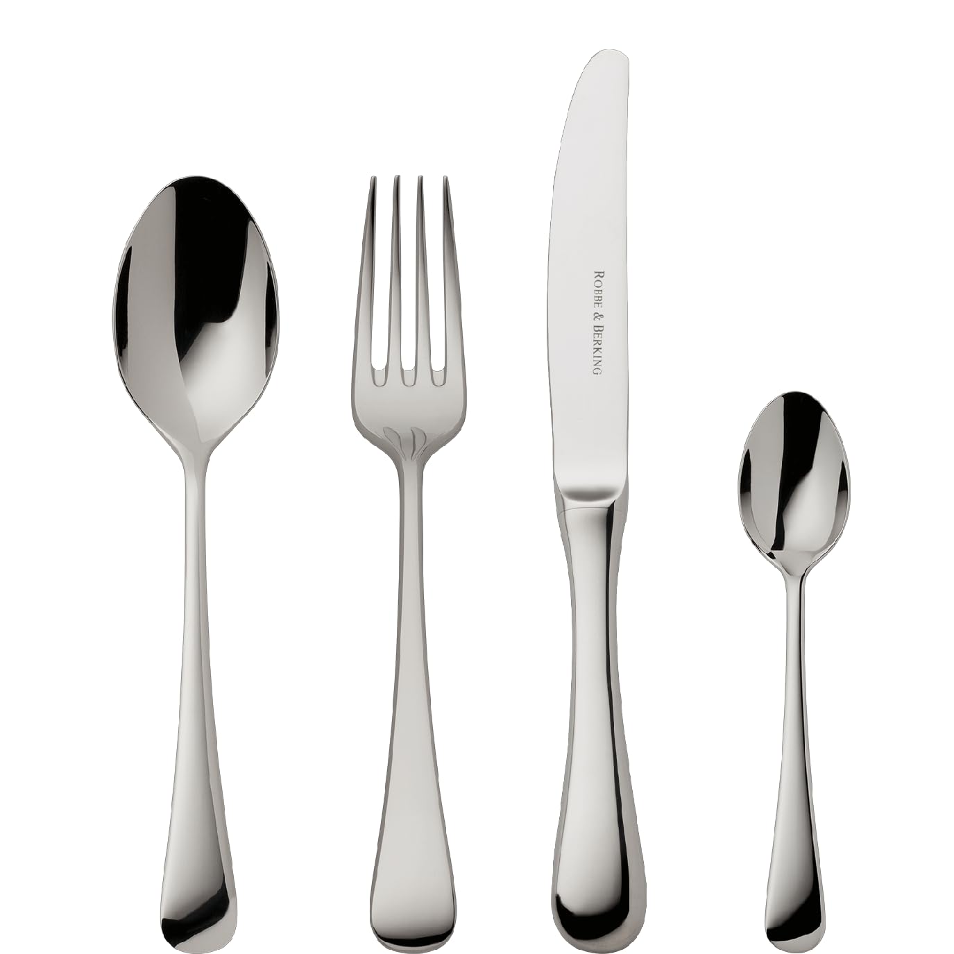 Robbe & Berking Como 4 pcs. Couverts pour Enfants (Acier Inoxydable 18/8)