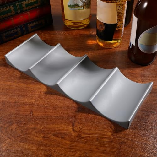 Casier à vin en PP 4 pièces pour rangement stable de bouteilles