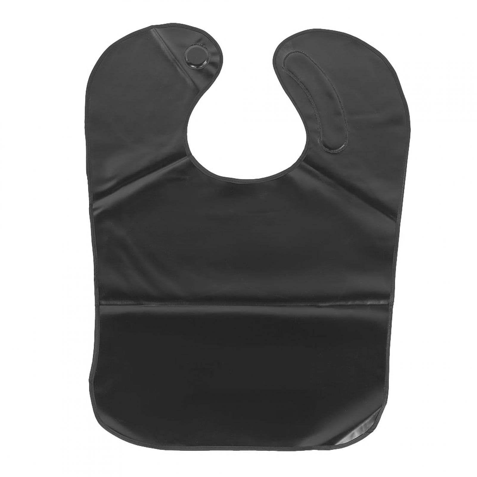 Collar de Corte Impermeable para Peluquería, Protector de Cuello para Corte de Pelo, Tinte, Negro