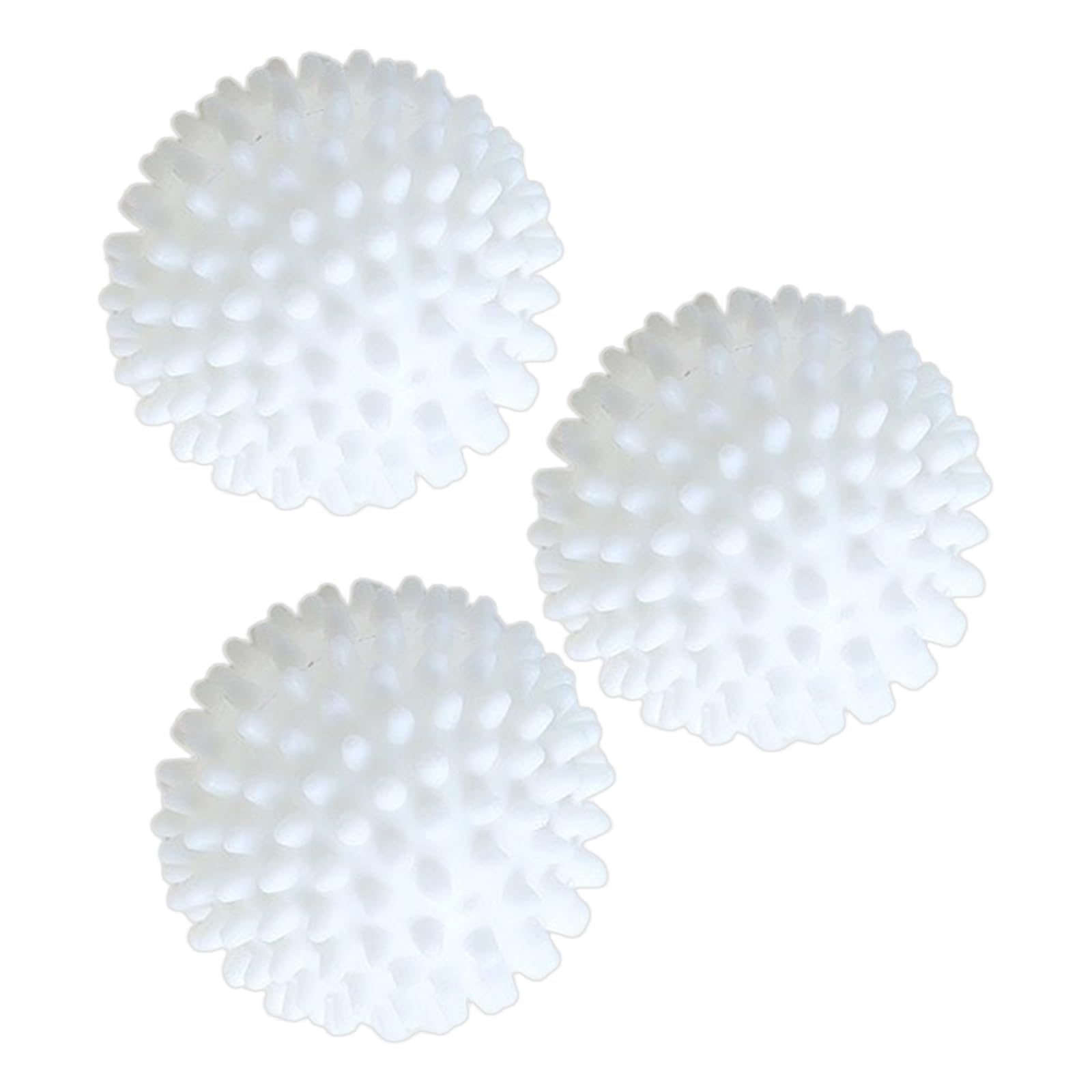 Qusinfc 3PCS Laundry Dryer Ball Fabric Washing Ball with Wrinkles Design to Enhancing Fabric Softness and Reduce Statics Laundry Drying