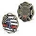 St. Florian Patron Saint of Firefighter Prayer Coin Thin Red Line US Flag Challenge Coin