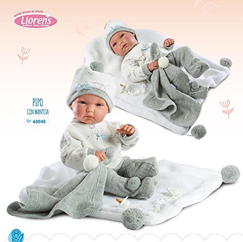 Llorens 63545 Newborn Pipo Poupée, 35 cm