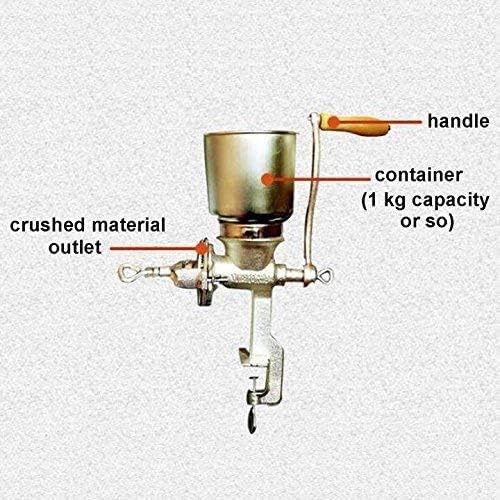 Manual Corn Grinder Maker Wheat Grain Nut Mill Cast Iron Kitchen Tool