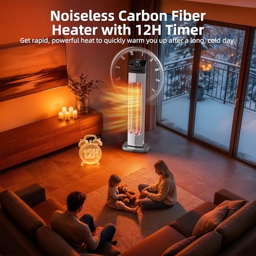 Image of Uthfy Electric Outdoor Patio Heater,1500W Infrared Heater
