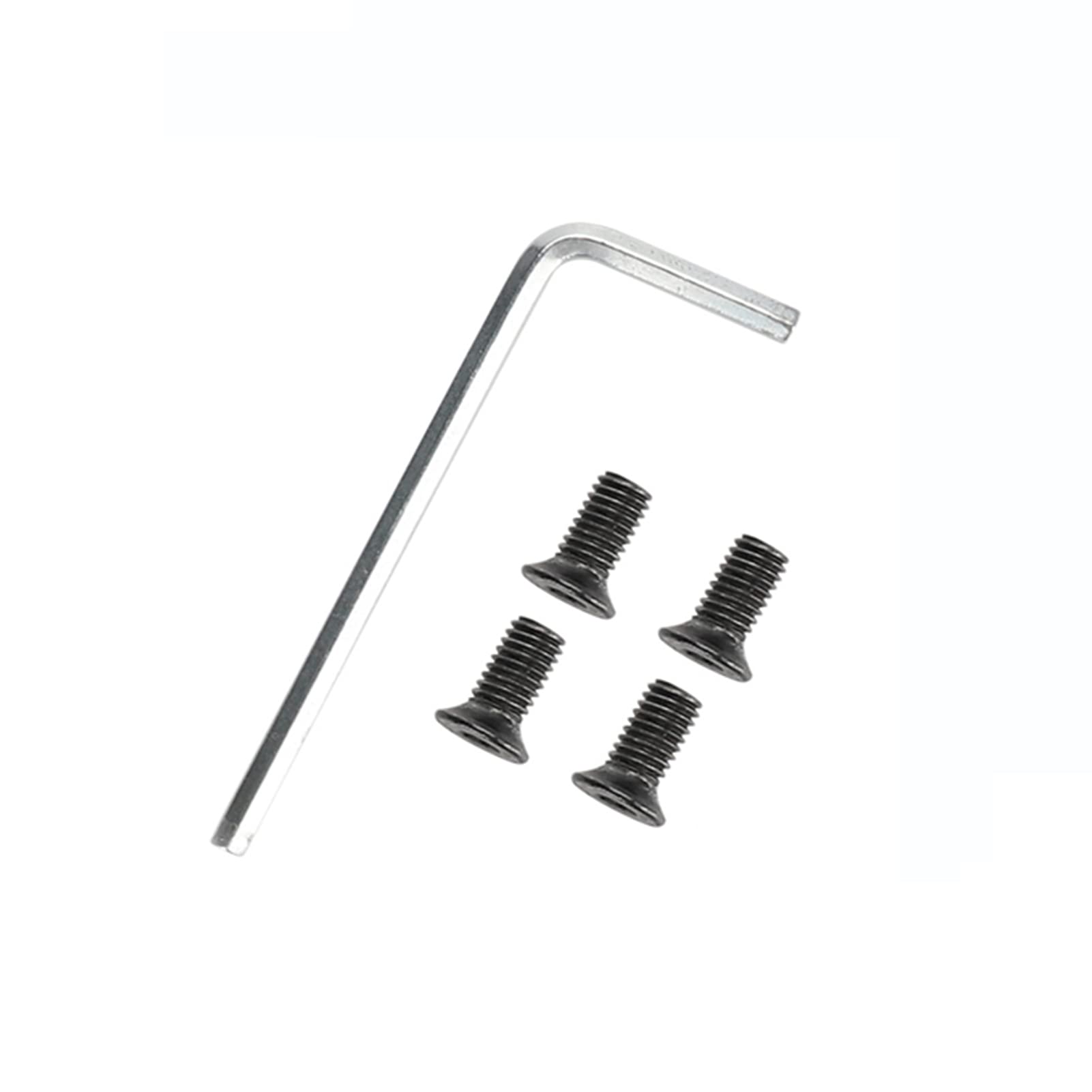 Lveofielygi 4 PCS Forehead Screws with Hex Wrench Kit - Compatible with Xiaomi M365/PRO/1S/Mi3 Scooters, Durable Carbon Steel, Replacement Repair
