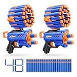 XSHOT Insanity Micro Blaster Dual Pack (2PK) by ZURU with 48 Air Pocket Technology Foam Darts and Dart Storage, Outdoor Toy for Boys and Girls, Teens and Adults aged 8+