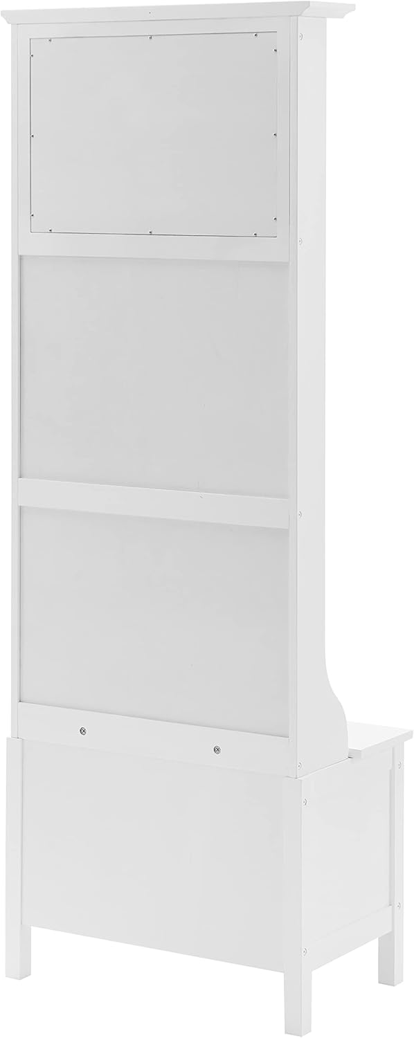 Crosley Furniture Plymouth Hall Tree, White + Free Shipping
