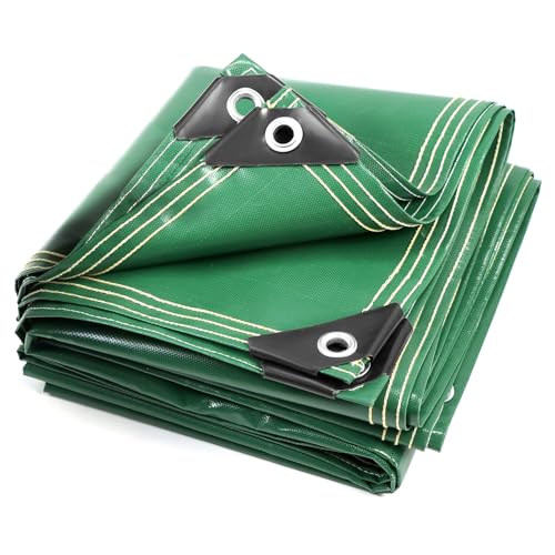 Bâche imperméable très résistante 1,5 x 2 m QWORK bâche multi-usages 420 g/m²