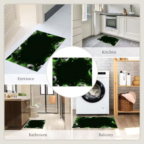 Tapis football lavable anti-glisse grand format pour terrasse et salon noir - 8