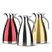 HOMKO Insulated Coffee Carafe - 68 oz Stainless Steel Thermal Carafe Coffee / 12 cup Thermal Pitcher / 12 Hour Heat Retention (Silver)