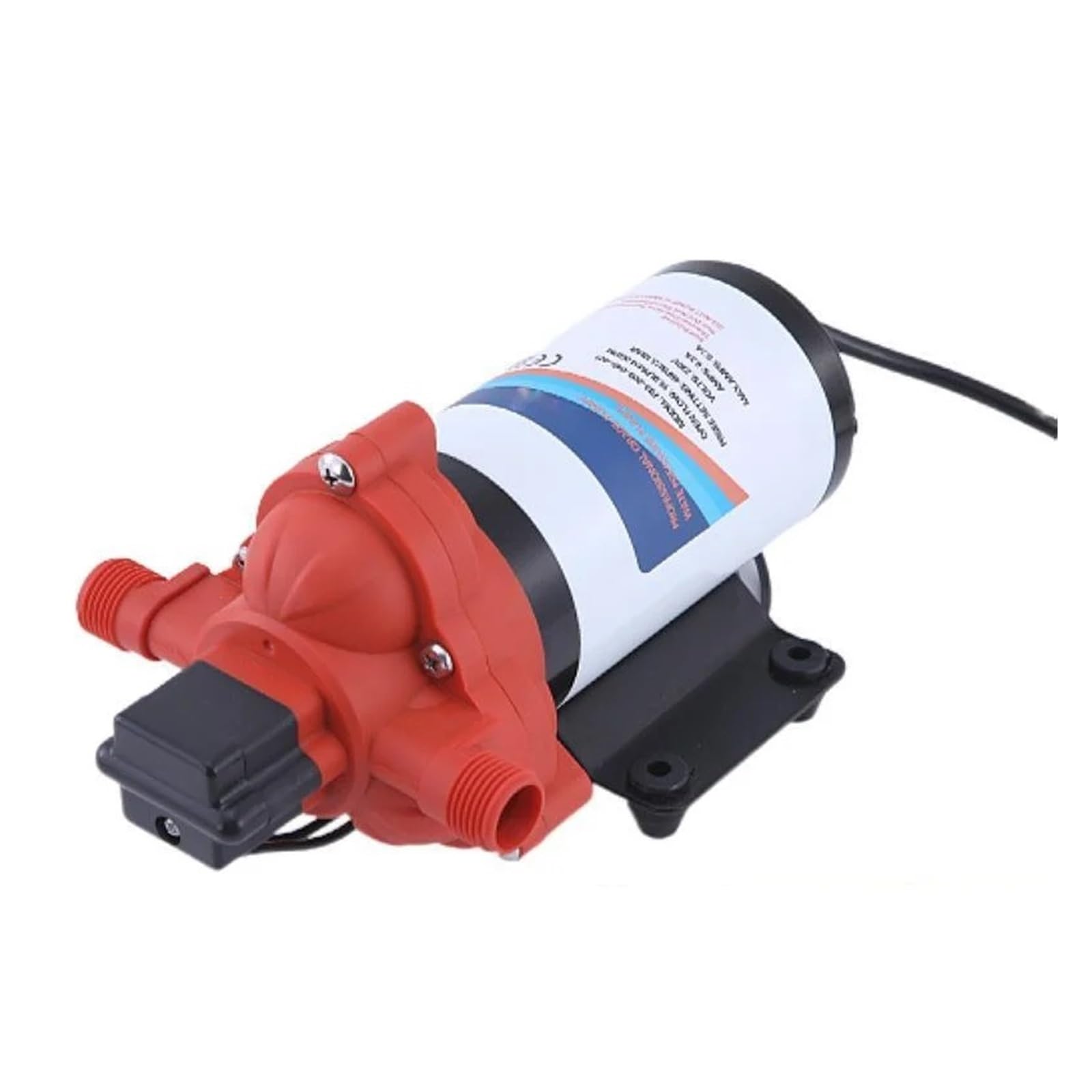 CUDTAPI 115V 230V 115W 10.6 L/Min High-pressure Self-priming Diaphragm RV Yacht Domestic Water Booster Pump House Supply(115V)