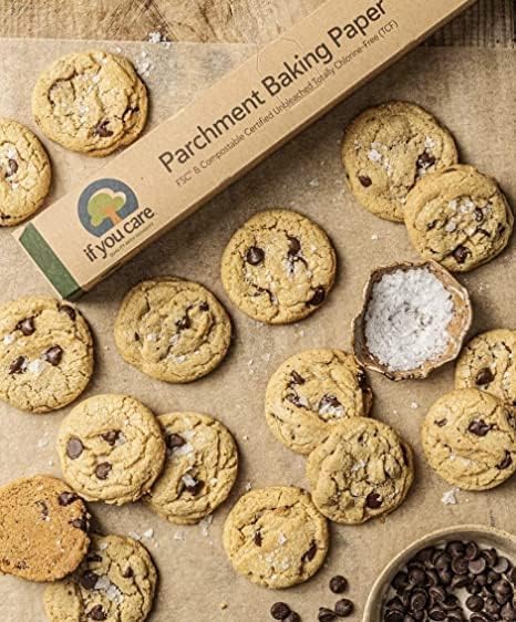 Image of If You Care Parchment Baking Paper 70 Sq Ft Roll, Unbleached, Chlorine Free, Greaseproof, Silicone Coated, Standard Size, Fits 13 Inch Pans (Pack of 3-210 FT Total)