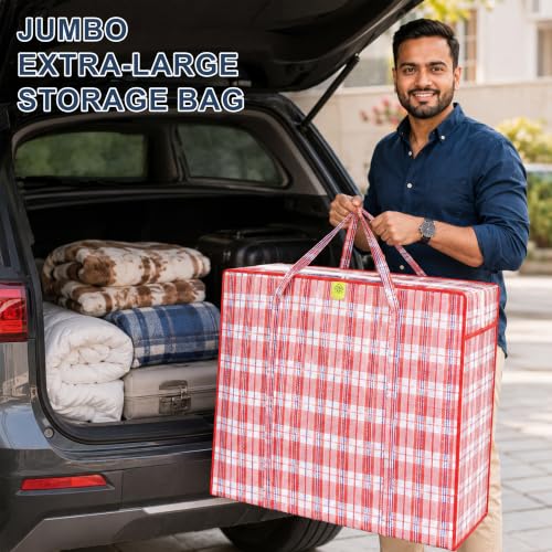 Image of Storite 4 Pack 189L Multi-Purpose Heavy Duty Underbed Storage Bag