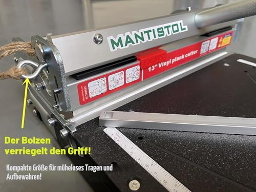 MantisTol LVT-333 Pro Vinyl-Bodenschneider für VCT, LVT, PVC, LVP, WPC und starre Kern-Vinylplatte