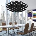 Acoustic Ceiling Panels, Sound Absorbing Panels Noise Reduction Acoustic Treatment for Office, Musice Studio, Home, Classroom (Hexagon, Black)