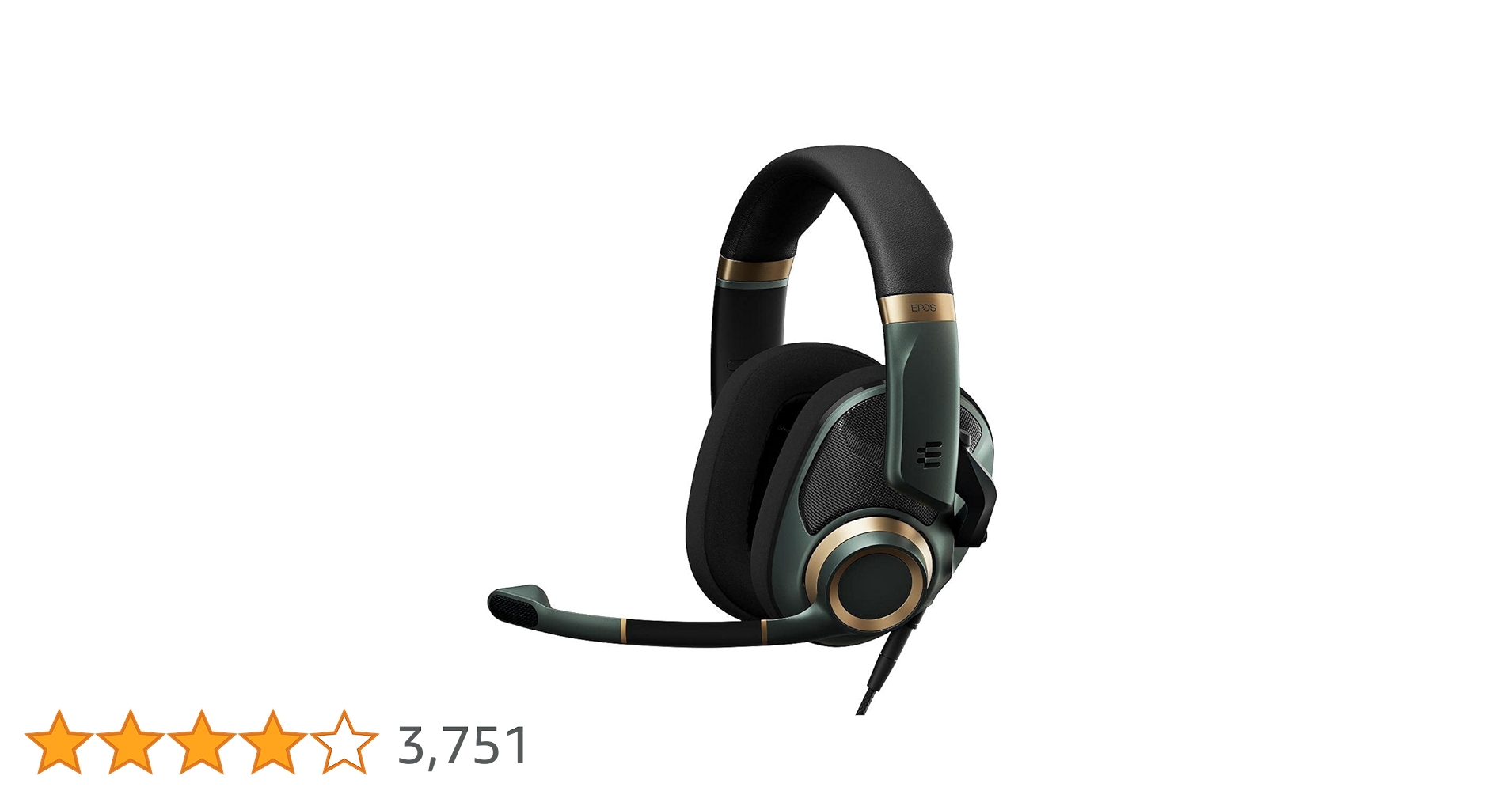 Amazon.co.jp: EPOS H6Pro ゲーミングヘッドセット 有線 開放型