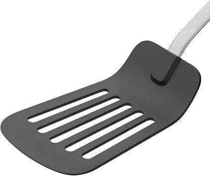 WMF Profi Plus 32.3 cm Plastic Spatula, Partially Matt Cromargan Stainless Steel, Plastic Front, Dishwasher Safe, Heat Resistant