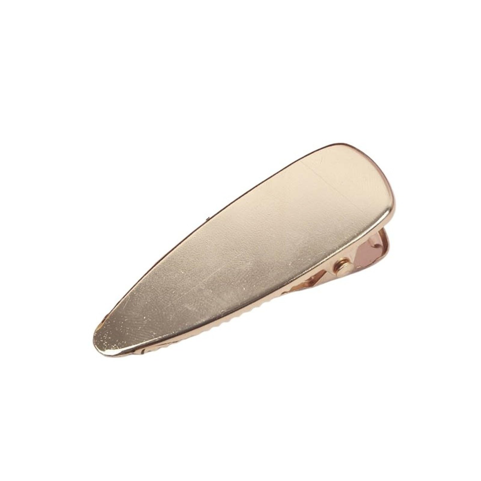 Épingles à cheveux en métal doré, 10 pièces, Base carrée vierge, pince(6cm round gold)